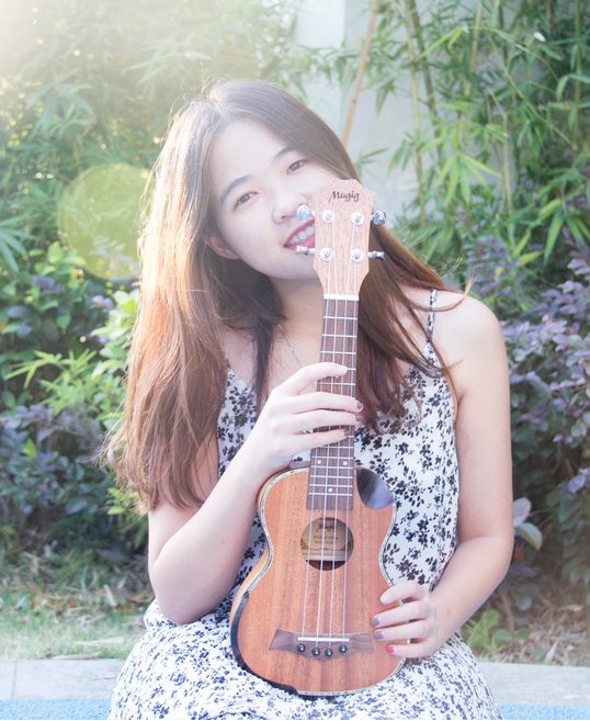 Ukulele player