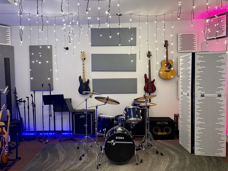 Studio 1, our performance practice space