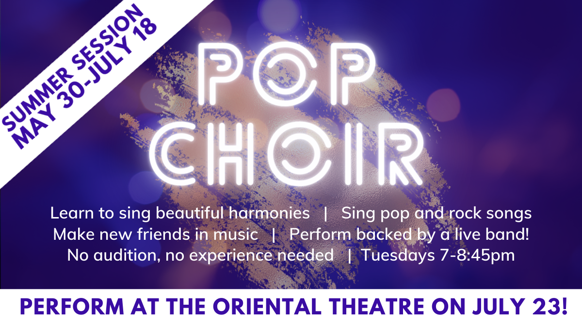 Pop choir (Facebook Event Cover)