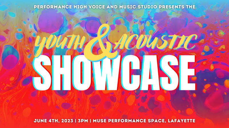 youth and acoustic showcase banner