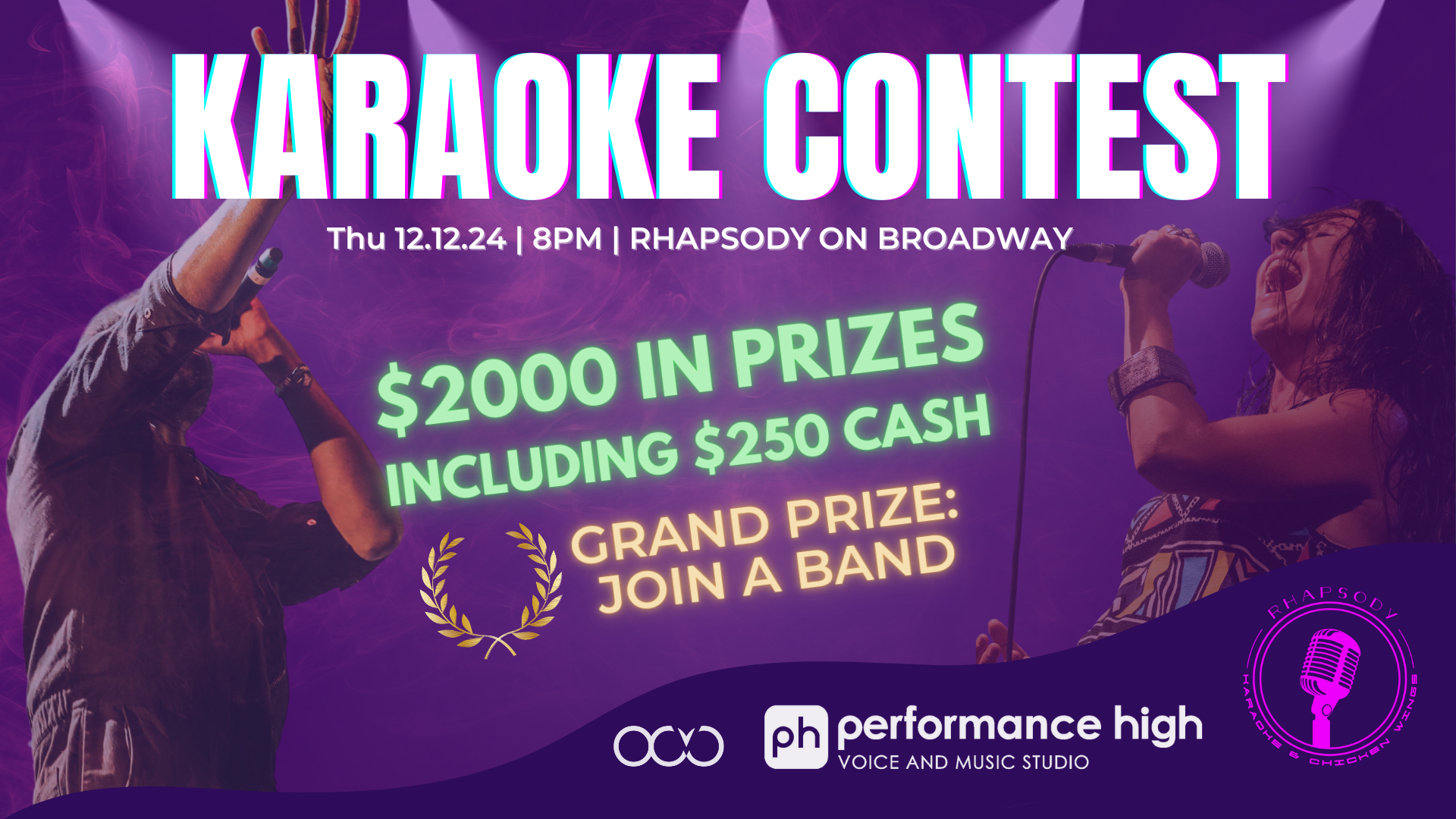 Karaoke Contest at Rhapsody on Broadway