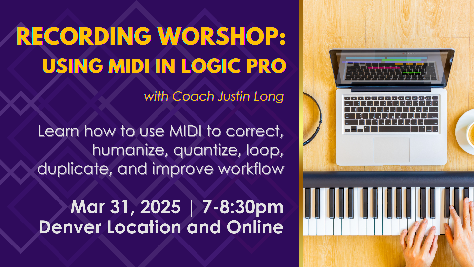 Using MIDI in Logic Pro