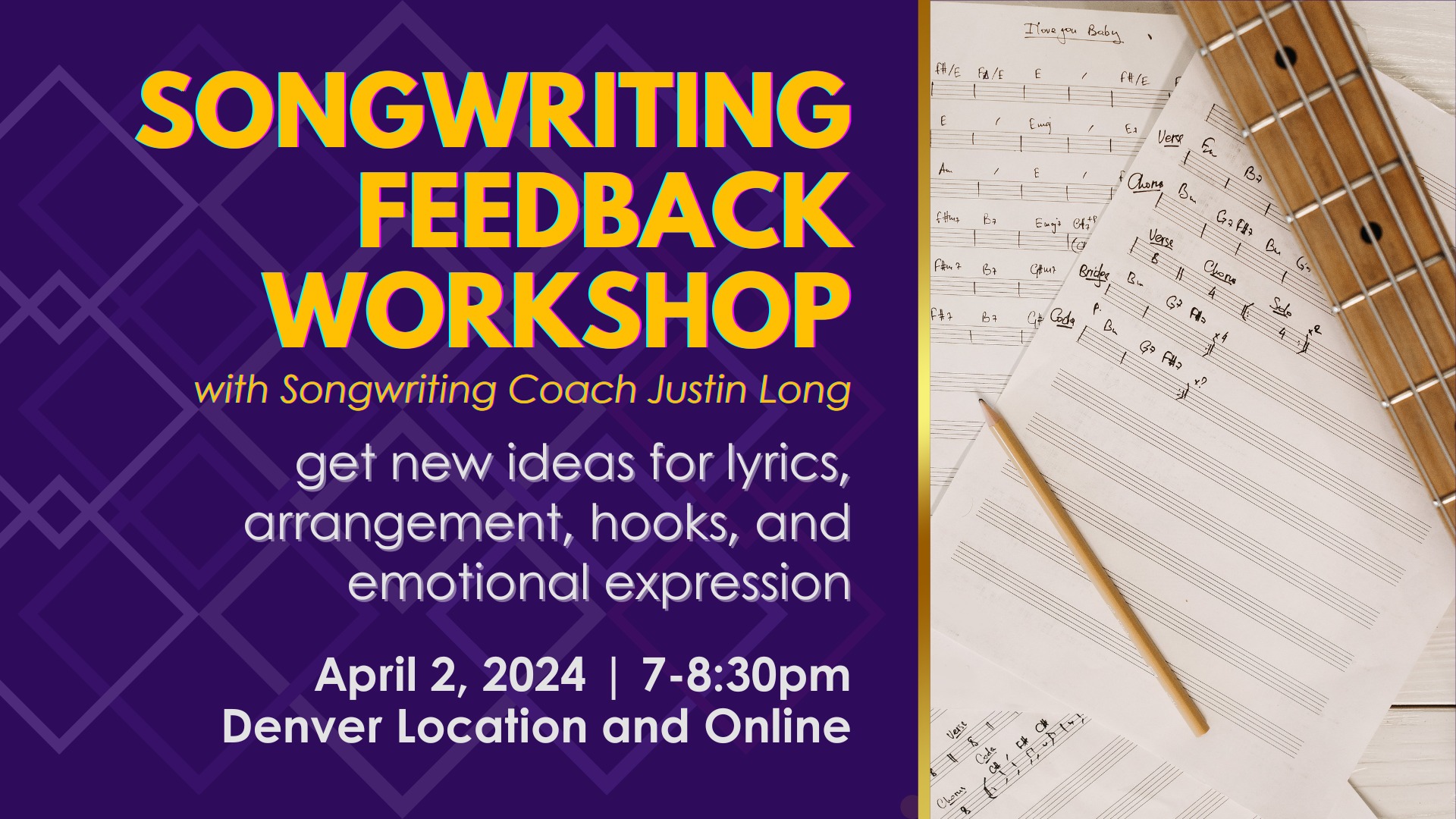 Songwriting Feedback Workshop