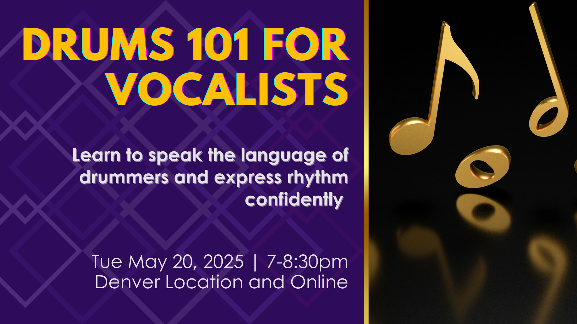 Drums For Vocalists