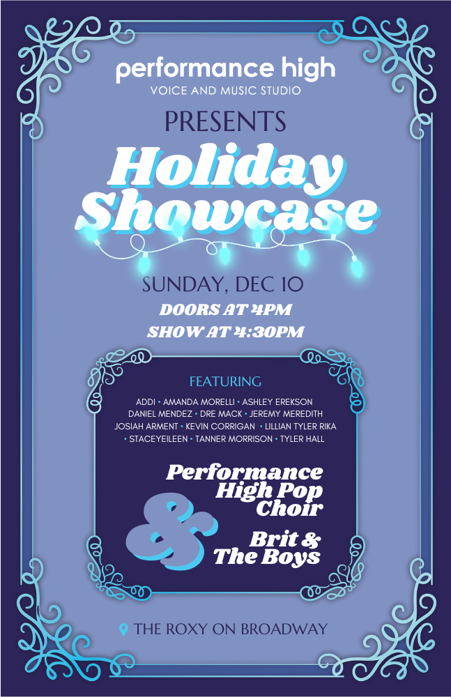 Holiday Showcase Poster Holiday Showcase Poster