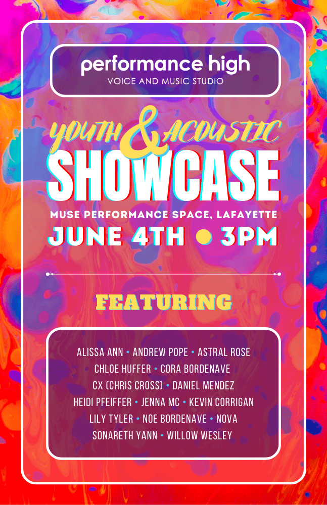 Youthacoustic Showcase Poster Youthacoustic Showcase Poster